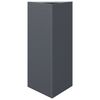 vidaXL Jardini&egrave;res 2 pcs anthracite triangulaire 40x34,5x70 cm acier