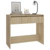 vidaXL Table console chêne sonoma 89x41x76,5 cm bois d'ingénierie