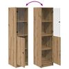 vidaXL Haut Armoire Ch&ecirc;ne artisanal 35 x 37 x 142 cm Bois d'ing&eacute;nierie