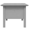 vidaXL Table basse BODO gris 100x55x46 cm bois de pin massif