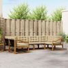 vidaXL Ensemble de canap&eacute;s d'ext&eacute;rieur 6 pcs Naturel et Beige
