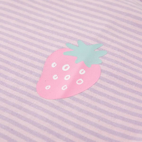 T-shirt enfants avec manches &agrave; volants lila 128