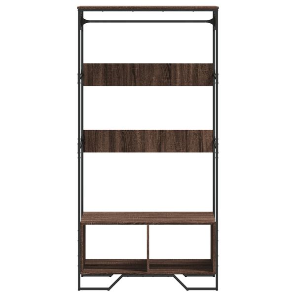 vidaXL Armoire chêne marron 90x50x180 cm bois d'ingénierie