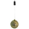 Luxform Lampe suspendue &agrave; LED &agrave; piles Ball Swirl Dor&eacute;