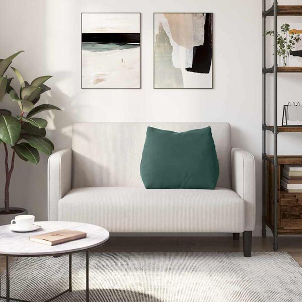 vidaXL Coussin de Dos Vert fonc&eacute; 60 x 20 x 50 cm