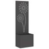 vidaXL &Eacute;cran de confidentialit&eacute; de jardin Fretwork Noir 50 x 150 cm