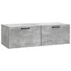 vidaXL Meuble TV mural Gris b&eacute;ton 98 x 41 x 30 cm Bois d'ing&eacute;nierie