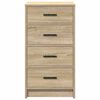 vidaXL Buffet Ch&ecirc;ne sonoma 40 x 41 x 75 cm Bois d'ing&eacute;nierie