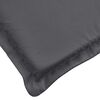 vidaXL Coussin de chaise longue anthracite 200x70x3 cm tissu oxford