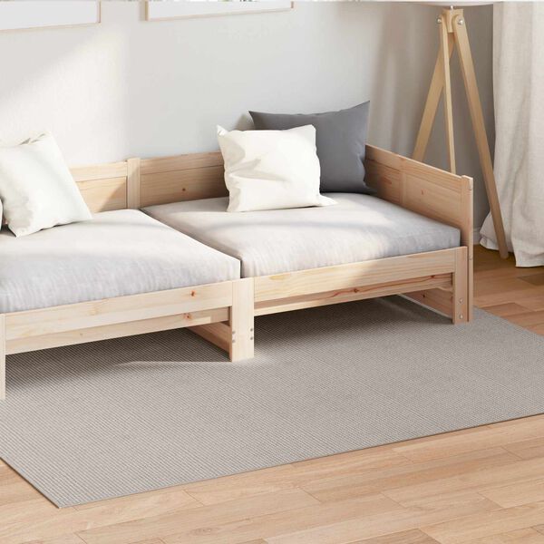 vidaXL Tapis de surface HUARTE Cr&egrave;me 170 x 120 cm Polyester