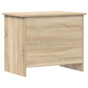 vidaXL Coffre de rangement avec stockage Ch&ecirc;ne Sonoma 60 x 40 x 50 cm