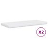 vidaXL Lit de jour avec gigogne et matelas gris clair 90x200 cm tissu