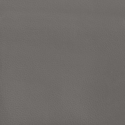 vidaXL Cadre de lit gris 120x190 cm similicuir