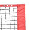 vidaXL Filet de tennis Noir et Rouge 595 x 90,5 x 87 cm Polyester