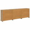 vidaXL Buffets 3 pcs Bois Ancien 70 x 35,5 x 67,5 cm Bois d'ing&eacute;nierie