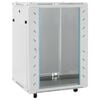 vidaXL Coffret de r&eacute;seau avec pieds pivotants 15U 19" IP20 60x45x86 cm