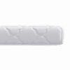 vidaXL Matelas Blanc 180 x 200 cm Tissu jacquard