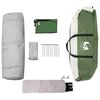 vidaXL Tente Instantan&eacute;e avec stockage Vert 205 x 205 x 143 cm Acier
