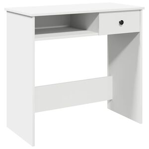 vidaXL Bureau Blanc 80x40x75 cm Bois d'ing&eacute;nierie