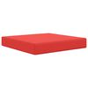 vidaXL Coussin de canap&eacute; d'ext&eacute;rieur Rouge 60 x 60 x 8 cm Polyester