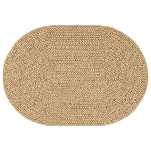 vidaXL Tapis ZIZUR Marron 170 x 120 cm Polypropyl&egrave;ne