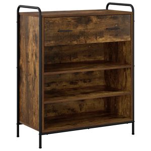 vidaXL Cabinet &agrave; chaussures 76 x 36,5 x 93 cm Bois d'ing&eacute;nierie