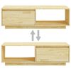 vidaXL Table basse 110x50x33,5 cm bois de pin massif