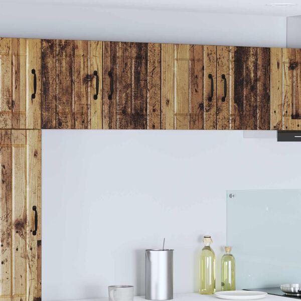 vidaXL Meuble mural de cuisine avec porte Bois ancien 60 x 31 x 40 cm