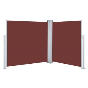 vidaXL Auvent lat&eacute;ral r&eacute;tractable Marron 120 x 600 cm