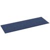 vidaXL T&ecirc;te de lit murale 12 pcs Bleu 90 x 30 cm tissu