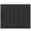 vidaXL Armoire de cuisine Lucca 2 pcs Noir 50 x 31 x 40 cm