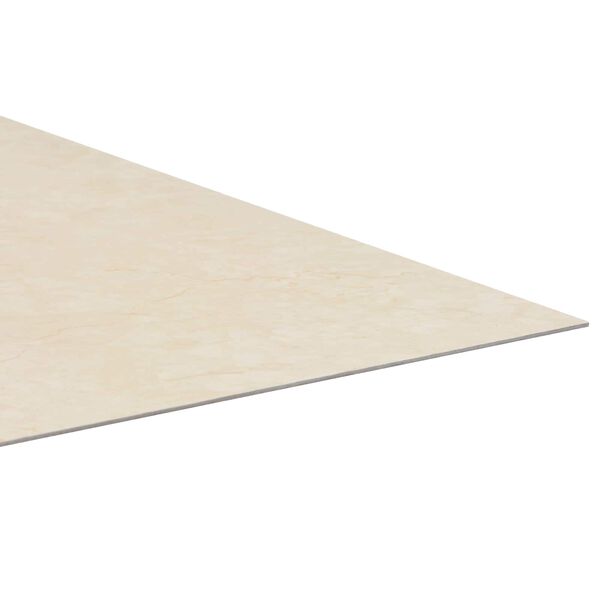 vidaXL Planches de sol 55 pcs Beige 5,11 m&sup2; PVC