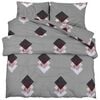 vidaXL Ensemble de housse de couette multicolore 135x200 cm coton