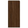 vidaXL Meuble TV mural ch&ecirc;ne marron 40,5x30x90 cm bois d'ing&eacute;nierie