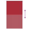 vidaXL Store enrouleur occultant 104,4 x 175 cm, largeur du tissu 100 cm, rouge