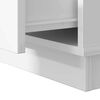 vidaXL Cabinet de chevet avec tiroir 2 pcs Blanc 50 x 34,5 x 50 cm.