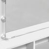 vidaXL Coiffeuse avec LED blanc 80x41x134,5 cm