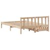 vidaXL Cadre de lit sans matelas 120x190 cm bois de pin massif