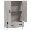 vidaXL Buffet haut sonoma gris 69,5x31x115 cm bois d'ing&eacute;nierie