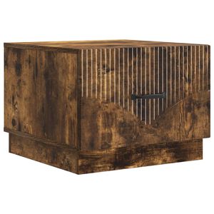 vidaXL Table basse Ch&ecirc;ne fum&eacute; 49 x 50 x 37 cm Bois d'ing&eacute;nierie