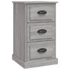 vidaXL Table de chevet sonoma gris 39x39x67 cm bois d'ing&eacute;nierie