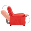 vidaXL Fauteuil Rouge Similicuir