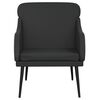 vidaXL Fauteuil Noir 63x76x80 cm Similicuir