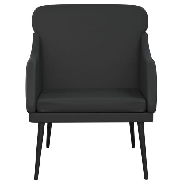 vidaXL Fauteuil Noir 63x76x80 cm Similicuir