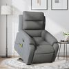 vidaXL Fauteuil de massage inclinable Gris fonc&eacute; Tissu