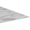 vidaXL Planches de sol 55 pcs Blanc 5,11 m&sup2; PVC