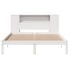 vidaXL Lit bibliothèque sans matelas blanc 140x200 cm bois pin massif