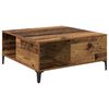 vidaXL Table basse Bois Ancien 80 x 80 x 36,5 cm Bois d'ing&eacute;nierie