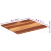 vidaXL Dessus de table bois massif d'acacia 25-27 mm 70x90 cm