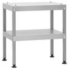 vidaXL Table pour fumoir &agrave; four 40x28x44,5 cm acier galvanis&eacute;